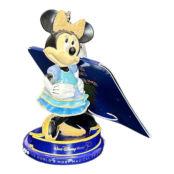 2021 Disney Walt Disney World 50th Anniversary Minnie Mouse Figural Ornament - Picture 1 of 3
